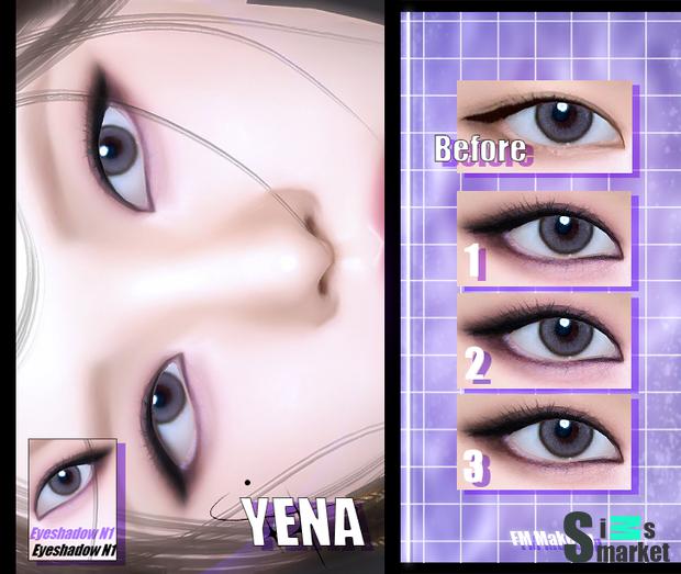 [YUNNASIMS] Eyeshadow N1 для Симс 4. Скачать мод