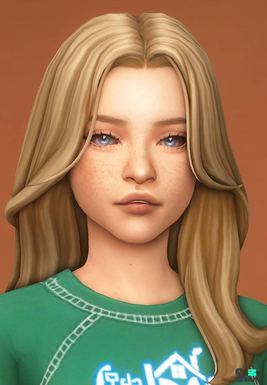 Женская прическа "meredith hair" для Симс 4 для Симс 4. Скачать мод