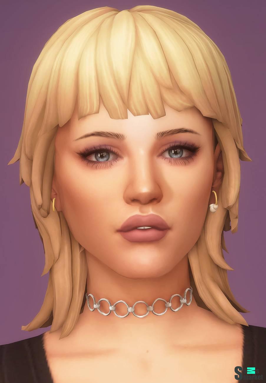 Женская прическа "miley mullet" для Симс 4 для Симс 4. Скачать мод