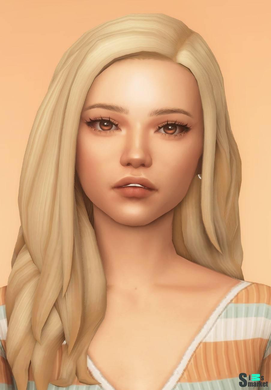 Женская прическа "ramona hair" для Симс 4 для Симс 4. Скачать мод