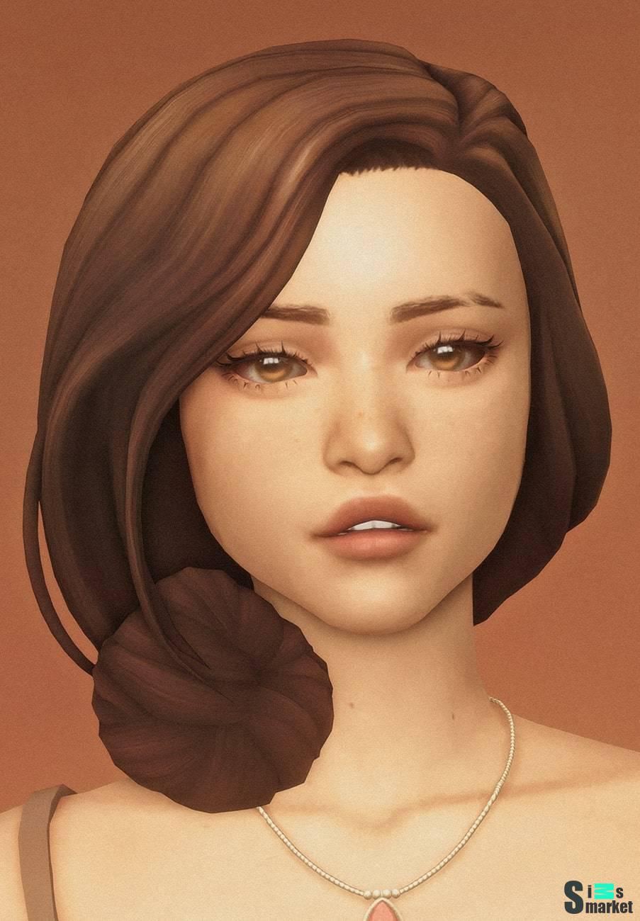 Женская прическа "venus bun" для Симс 4 для Симс 4. Скачать мод