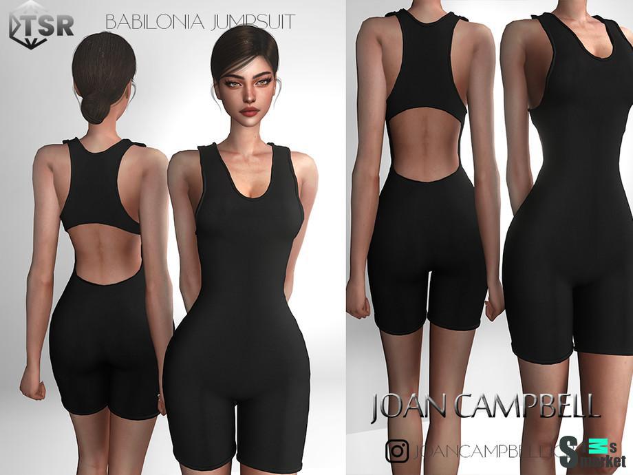 Женский комбинезон Babilonia для Симс 4. Скачать мод Женский комбинезон Babilonia для Симс 4. Скачать мод