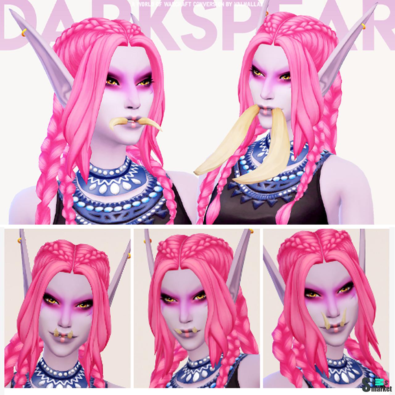 Зубы "Darkspear" для Sims 4 для Симс 4. Скачать мод