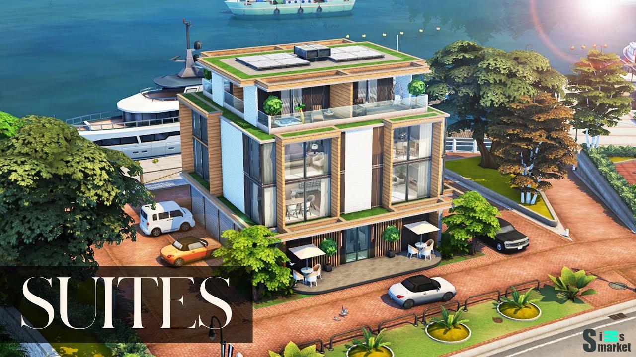 Bay Suites by Mr.Olkan mrolkan Съемное жилье 20 x 20 для Симс 4. Скачать мод