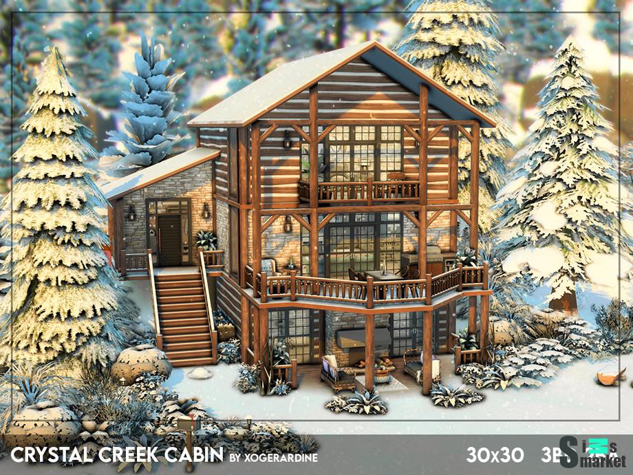 Дом "Crystal Creek Cabin (NO CC)"-для Симс 4 для Симс 4. Скачать мод