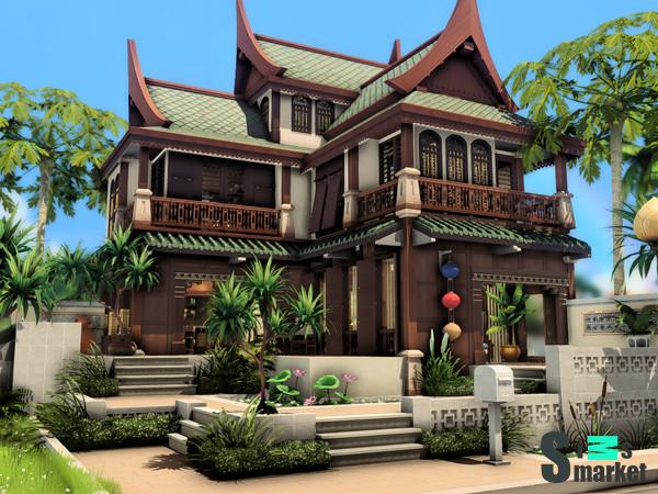 Дом "Thai Family House"-для Симс 4 для Симс 4. Скачать мод