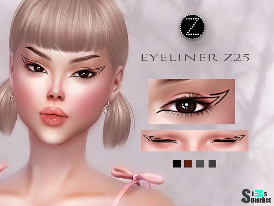 EYELINER Z25 для Симс 4. Скачать мод