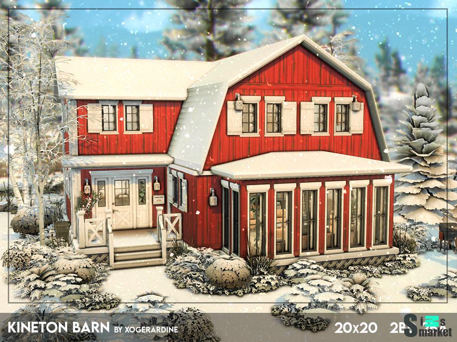 Kineton Barn (NO CC) для Симс 4. Скачать мод