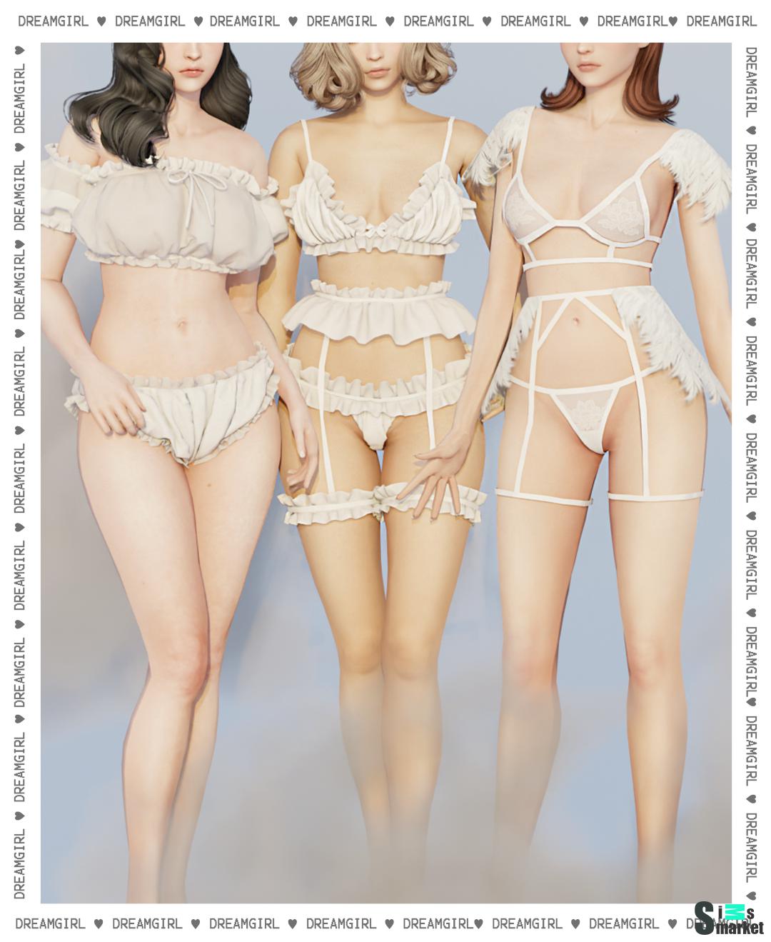 LINGERIE COLLECTION PT. 2 для Симс 4. Скачать мод