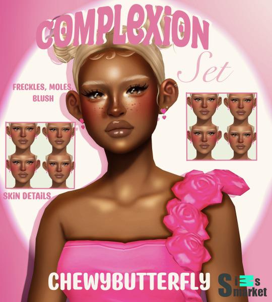 Румяна "Complexion set"- для Симс 4 для Симс 4. Скачать мод