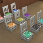 Elegant Flower Pattern Furniture Set #1-Samtuse963