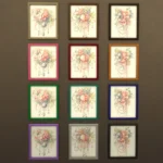 Floral Art Decor Frame #3-Samtuse963