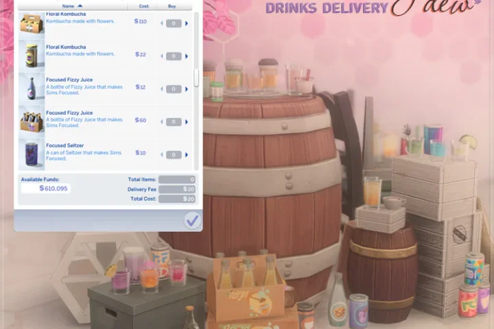 'Dawning dew' DRINKS DELIVERY