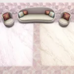Marble Square Dance Rug #8 Samtuse963