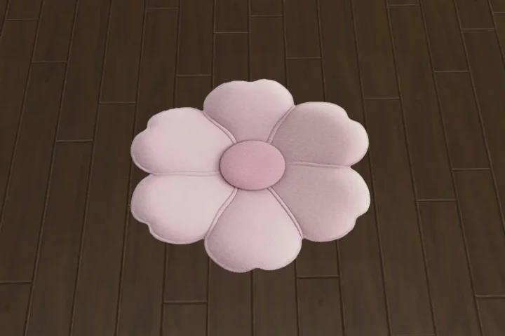 Cute Fluffy Flower Dance Rug #8 Samtuse963