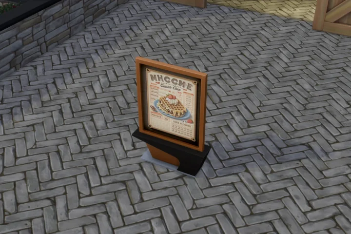 Waffles Menu Frame #1 Samtuse963