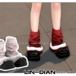 LIN-DIAN Red_Shoe Set
