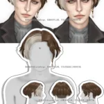LIN-DIAN_Emet-Selch Hair+Acc(Earrings)