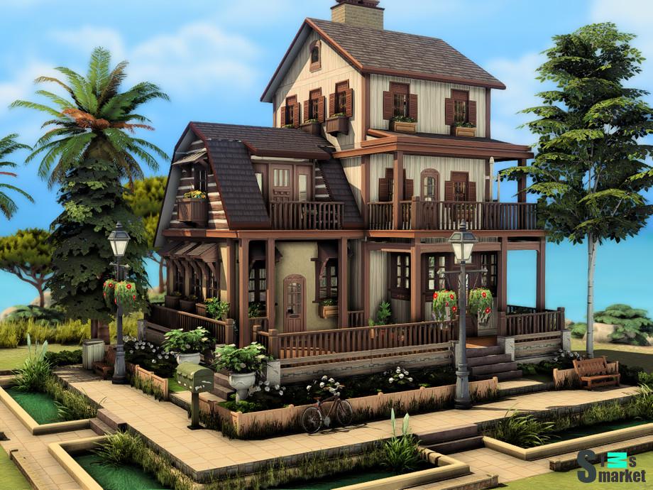 Дом "Beach apartments"- для Симс 4 для Симс 4. Скачать мод