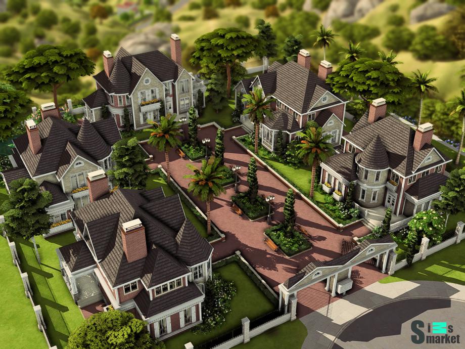 Дом "Luxury Houses Condominium"- для Симс 4 для Симс 4. Скачать мод