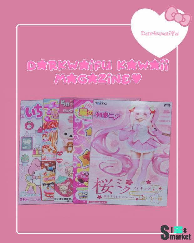 Kawaii Magazine для Симс 4. Скачать мод