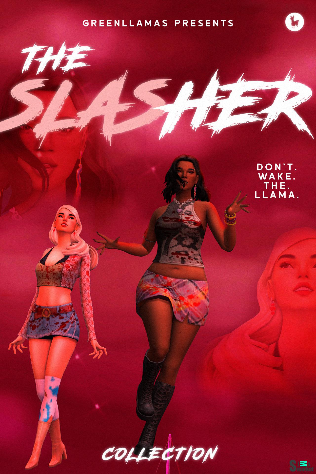 Набор The SLASHER collection от greenllamas для Симс 4. Скачать мод