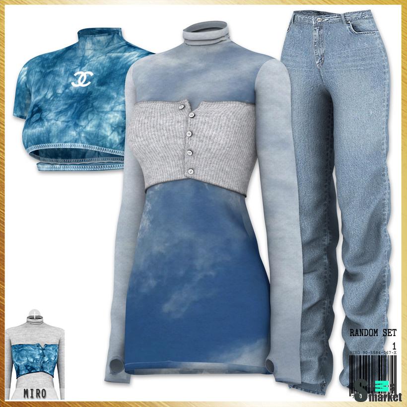 RANDOM Set 1 для Симс 4. Скачать мод