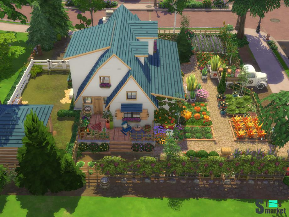 VEGETABLE GARDEN COTTAGE для Симс 4. Скачать мод