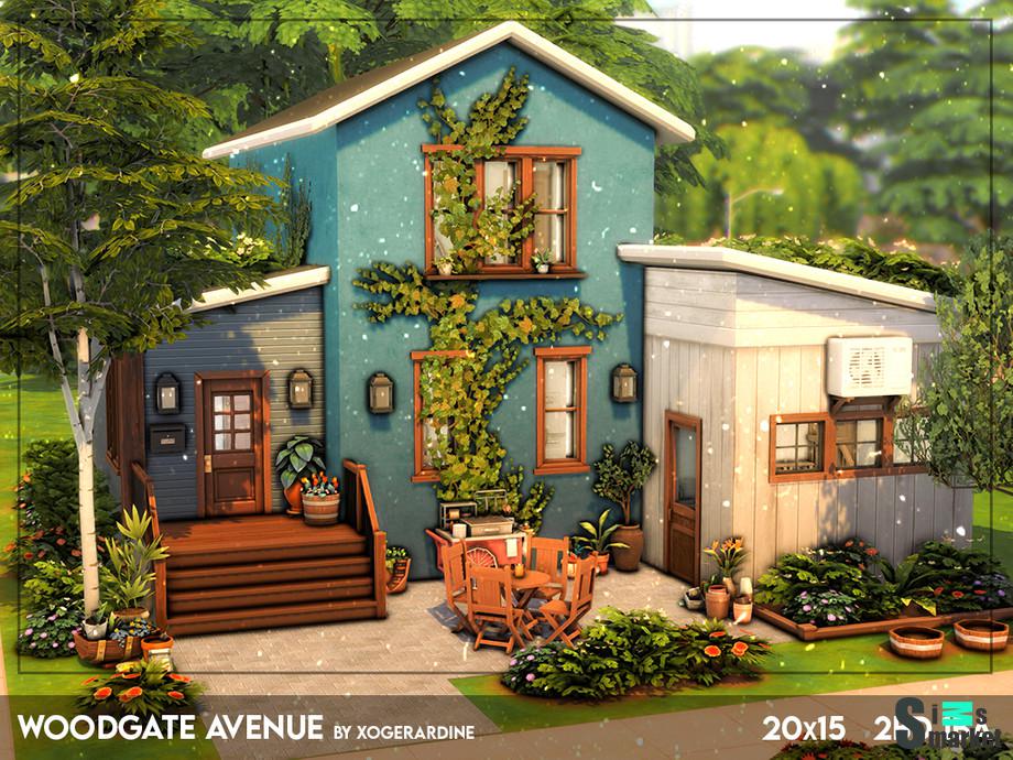 Woodgate Avenue (NO CC) для Симс 4. Скачать мод