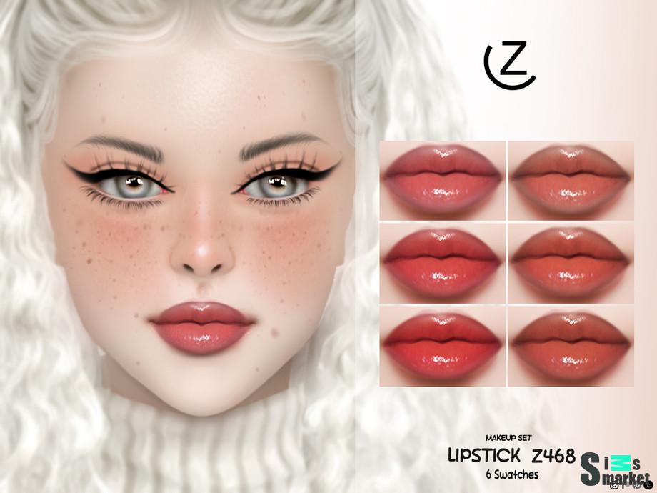 ZENX - MAKEUP SET-LIPSTICK Z468 для Симс 4. Скачать мод