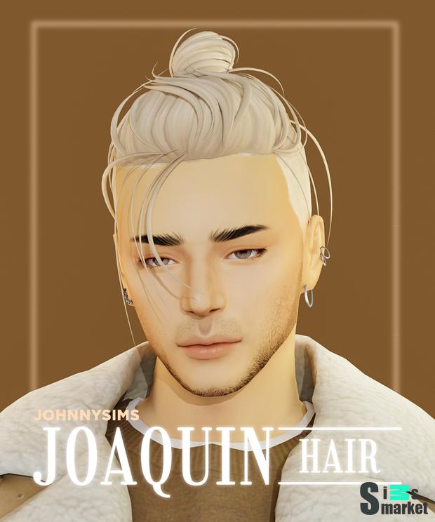 Причёска "Joaquin_Hair" - для Симс 4 для Симс 4. Скачать мод