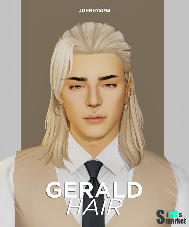 Причёска"Gerald_Hair"- для Симс 4 для Симс 4. Скачать мод