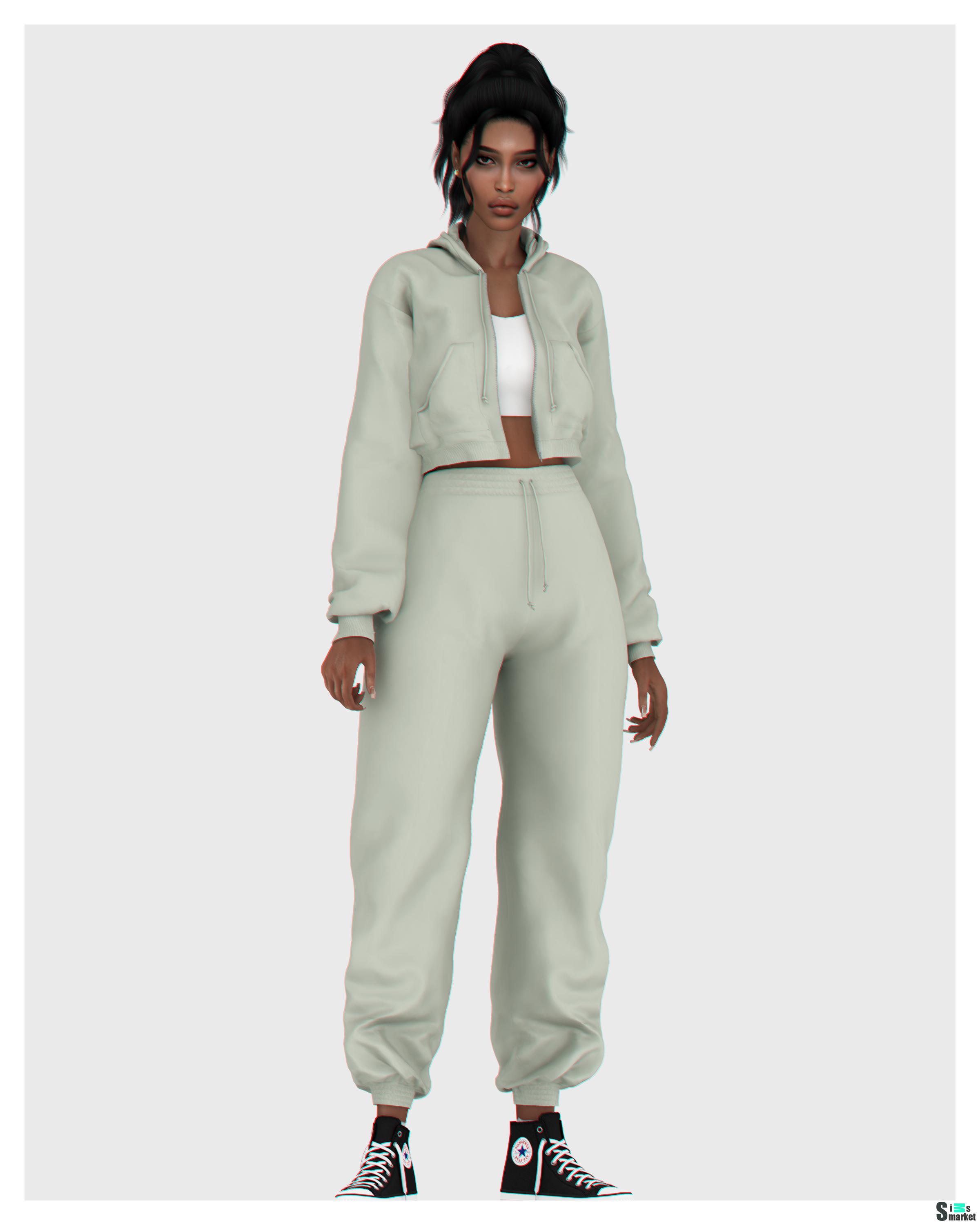 Спортивный костюм (by BackTrack) для Симс 4. Скачать мод