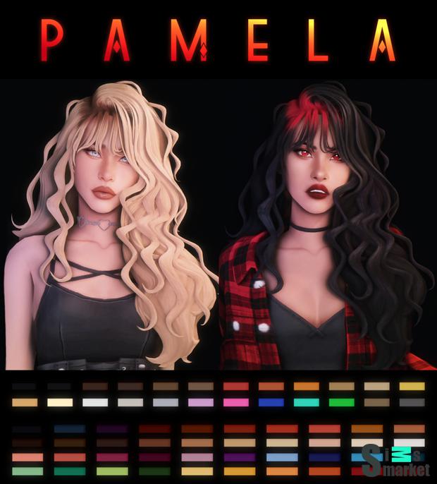 PAMELA by @jazzysimsss для Симс 4. Скачать мод