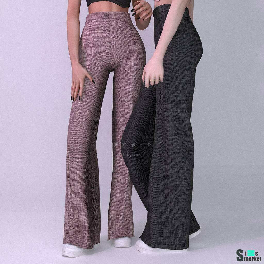 Pants - Back to Work Collection by LuxySims для Симс 4. Скачать мод