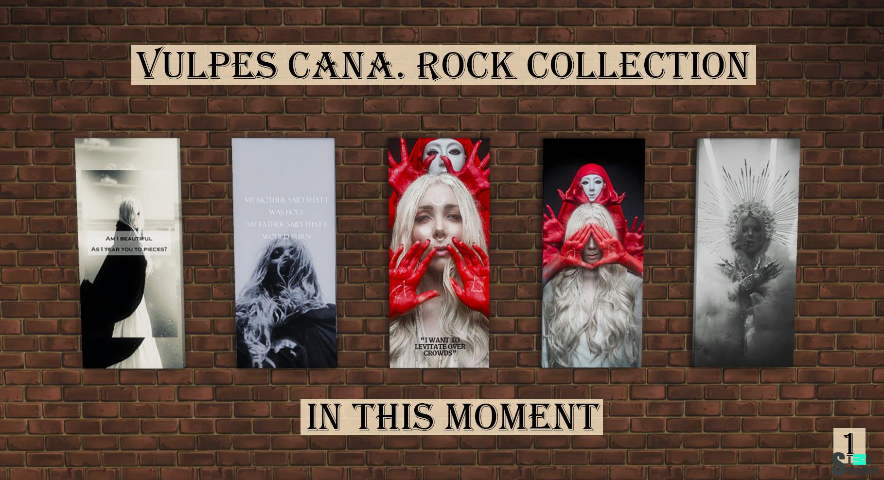 Rock Collection: In this Moment 1 для Симс 4. Скачать мод