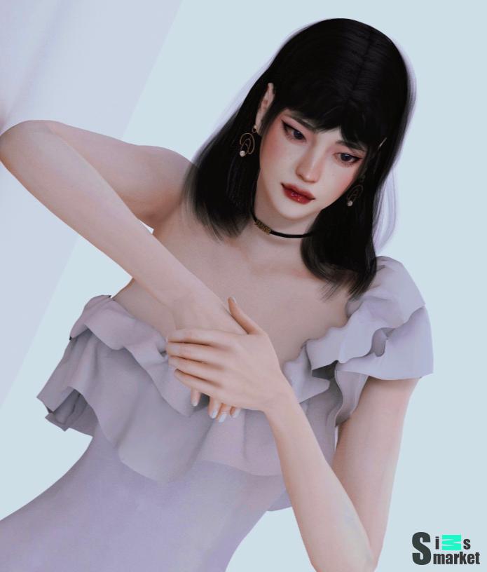 Fetish SWIMSUIT WWW WM для Симс 4. Скачать мод