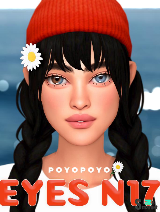 ГЕТЕРОХРОМИЯ ГЛАЗ | ГЛАЗНЫЕ КОНТАКТЫ N17   для Симс 4. Скачать мод