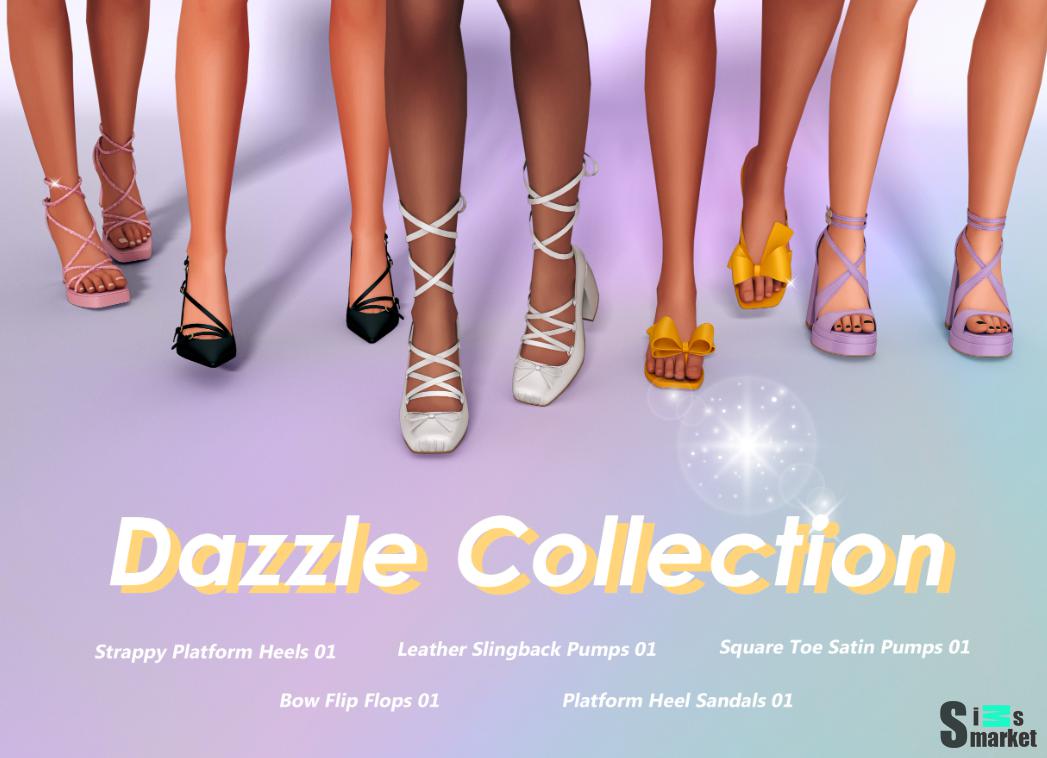 Коллекция Dazzle 01 для Симс 4. Скачать мод