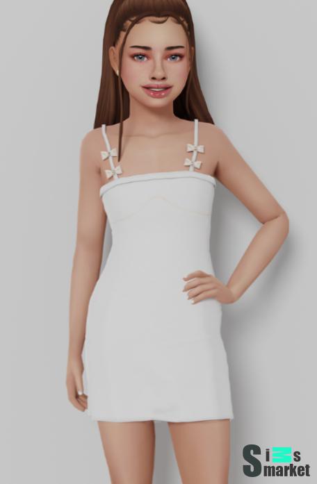 Кортни - Одевай ребенка для Симс 4. Скачать мод