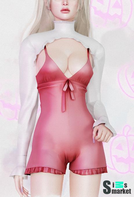 Lois outfit WWW для Симс 4. Скачать мод