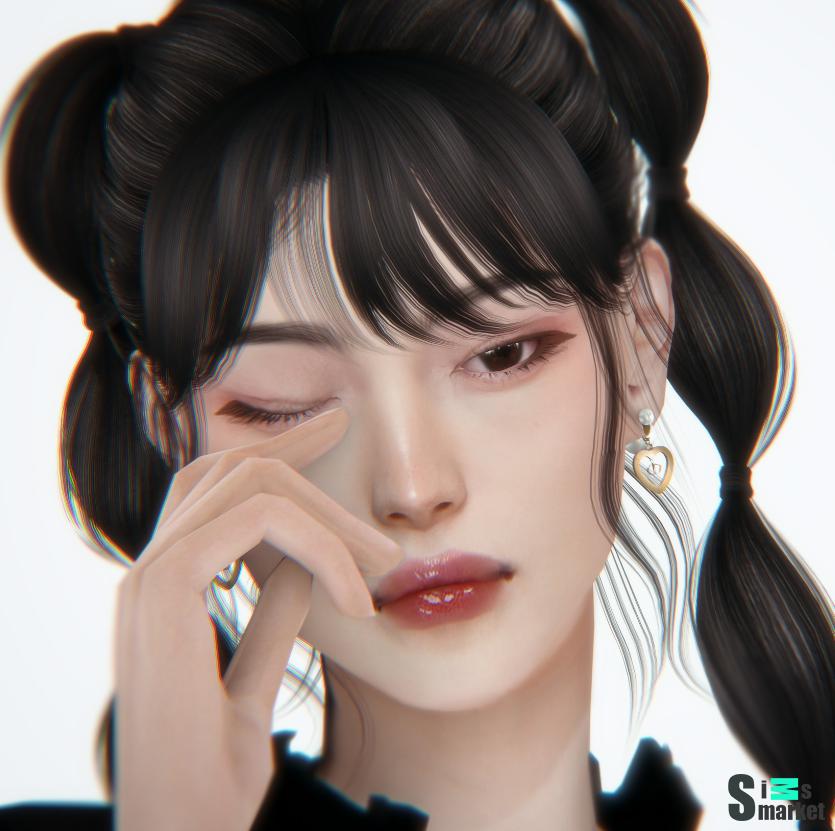 Mila Подводка для глаз для Симс 4. Скачать мод