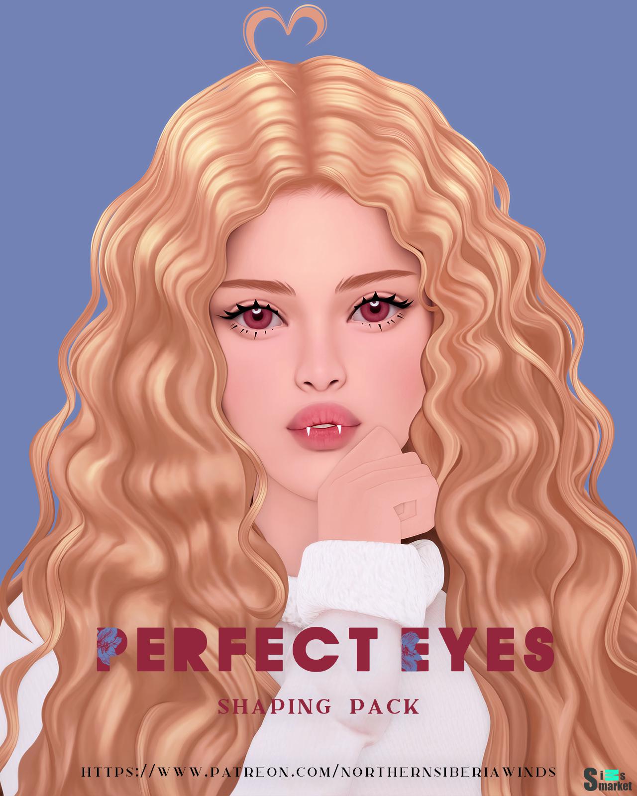 PERFECT EYES: SHAPING PACK WWW для Симс 4. Скачать мод