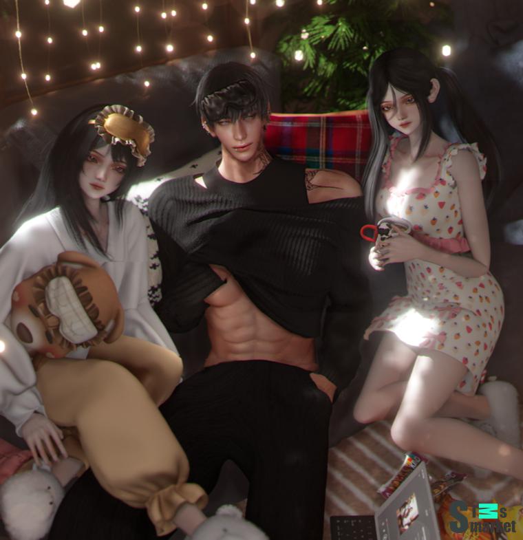 Slumber Party WWW  для Симс 4. Скачать мод