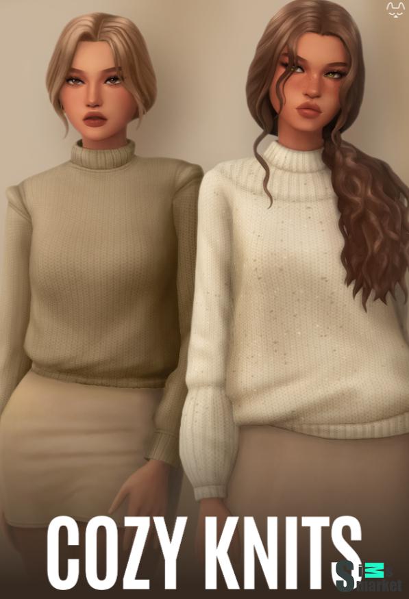 Уютный трикотаж для Симс 4. Скачать мод