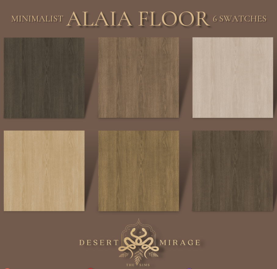 𝙳𝙴𝚂𝙴𝚁𝚃 𝙼𝙸𝚁𝙰𝙶𝙴 - Alaia Floor для Симс 4. Скачать мод