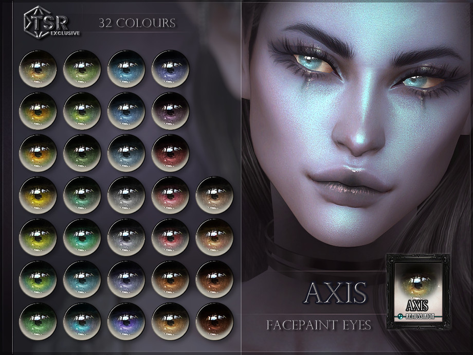 Axis Eyes для Симс 4. Скачать мод