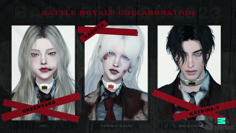 Battle Royale Collaboration by Katrina-y для Симс 4. Скачать мод