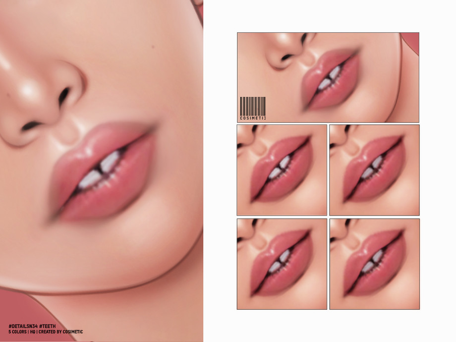 Details | N34 #Teeth для Симс 4. Скачать мод