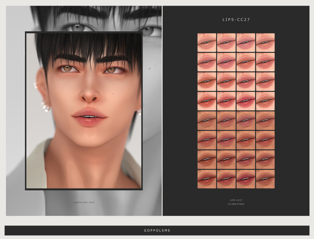 GPME-GOLD Губы CC27 для Симс 4. Скачать мод